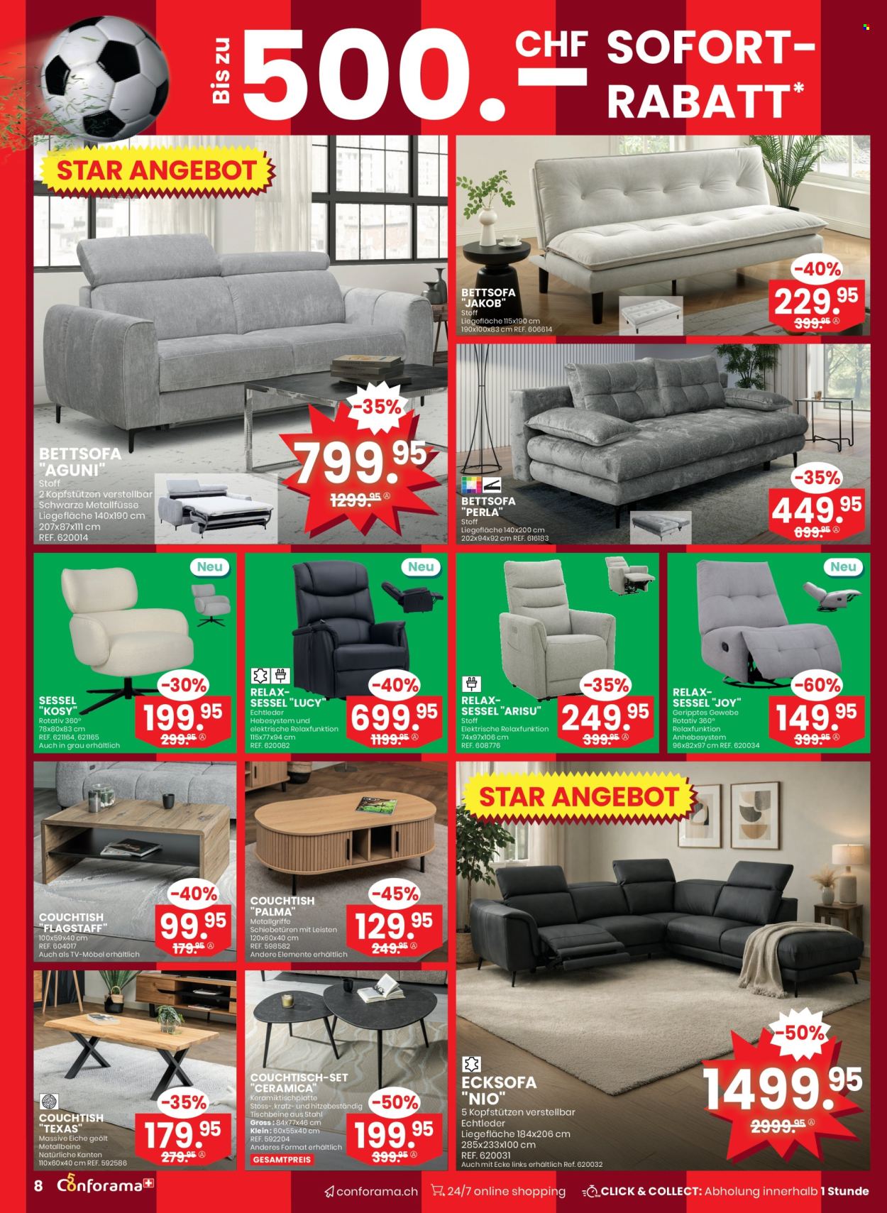 Volantino Conforama - 27.5.2026 - 9.6.2026. Pagina 8. Pagina 8