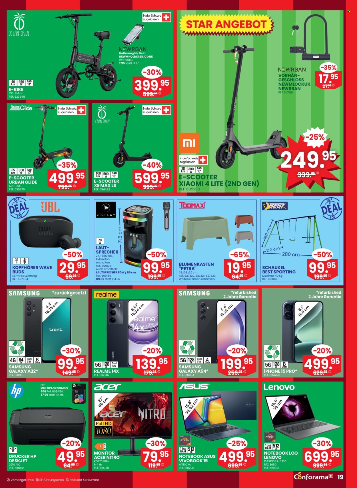 Volantino Conforama - 27.5.2026 - 9.6.2026. Pagina 19. Pagina 19