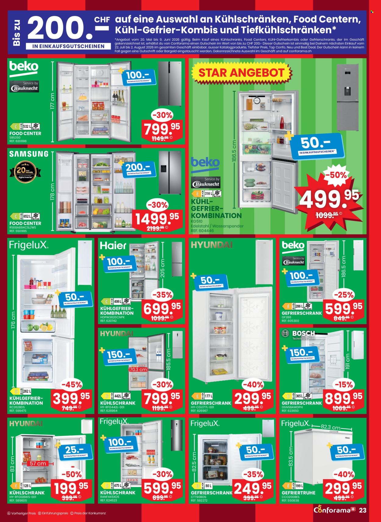 Volantino Conforama - 27.5.2026 - 9.6.2026. Pagina 23. Pagina 23