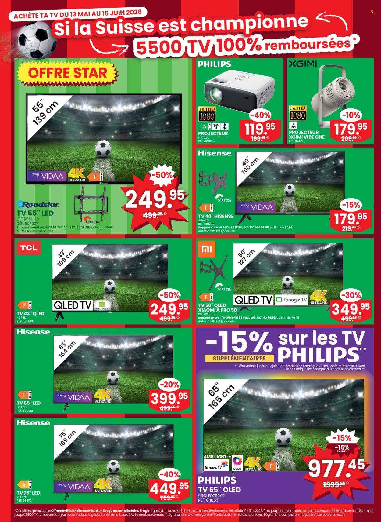 Volantino Conforama - 27.5.2026 - 9.6.2026. Pagina 4. Pagina 4