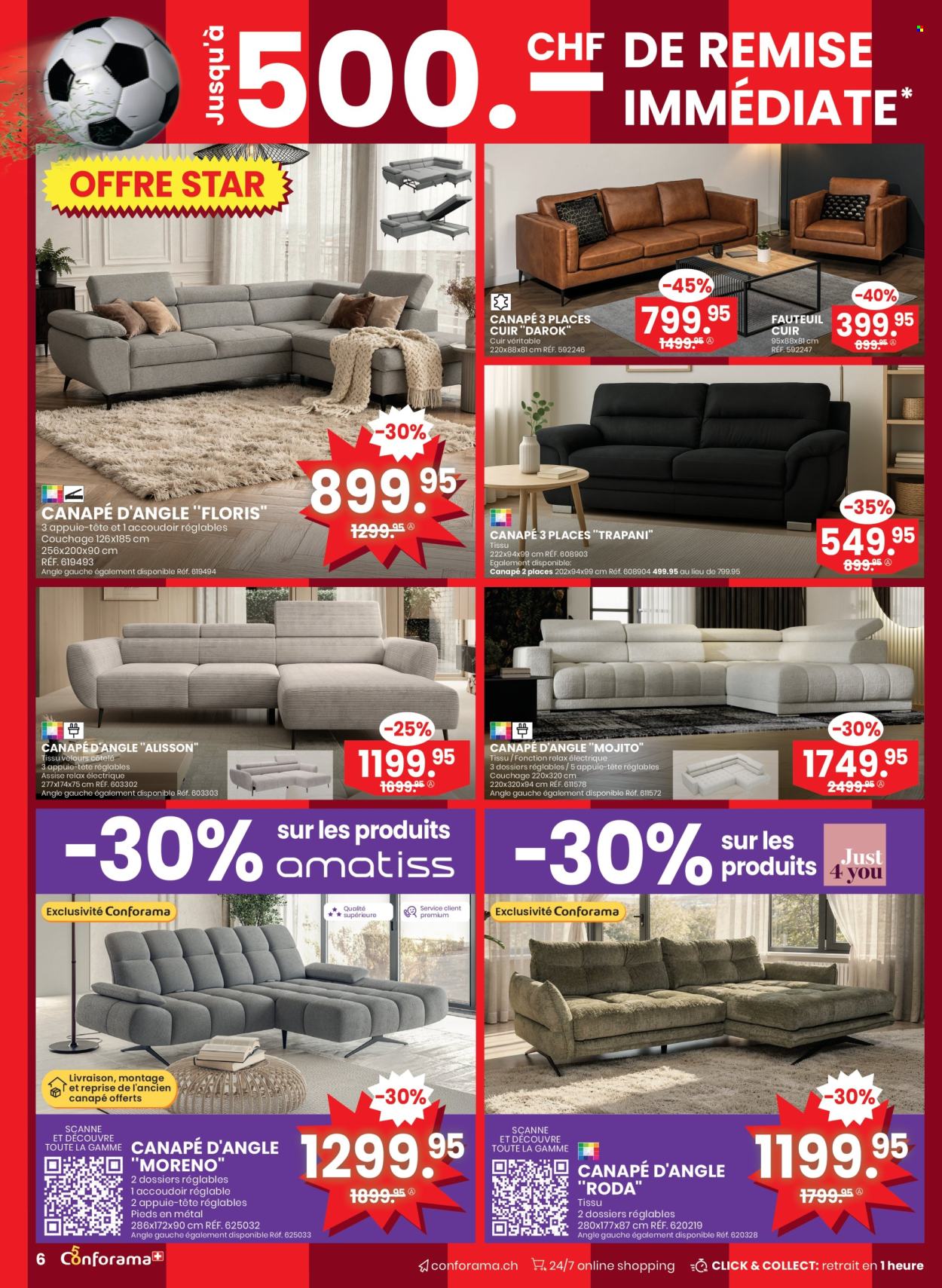 Volantino Conforama - 27.5.2026 - 9.6.2026. Pagina 6. Pagina 6