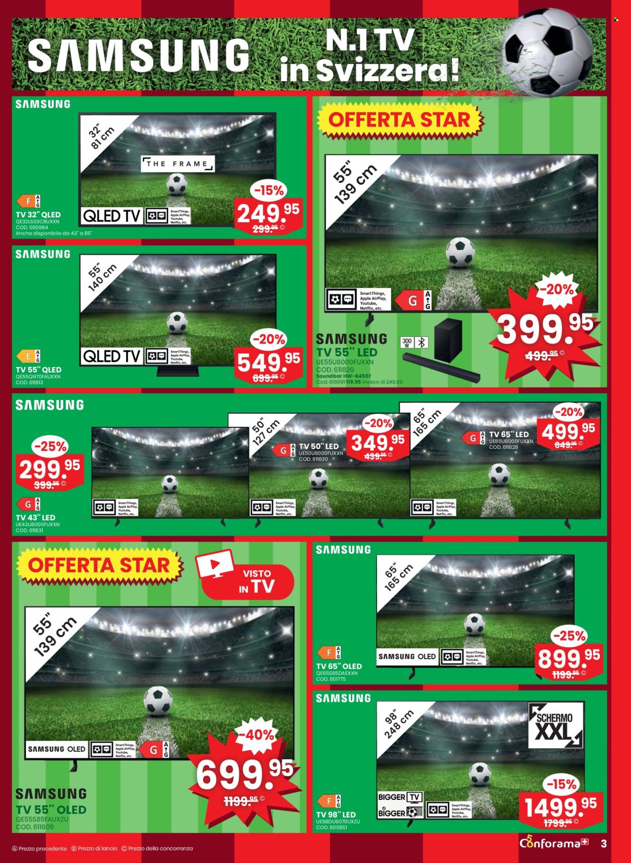 Volantino Conforama - 27.5.2026 - 9.6.2026. Pagina 3. Pagina 3