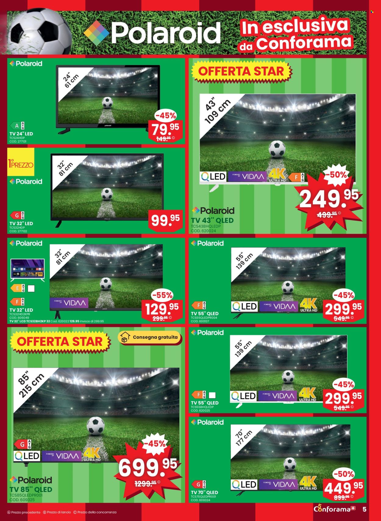 Volantino Conforama - 27.5.2026 - 9.6.2026. Pagina 5. Pagina 5