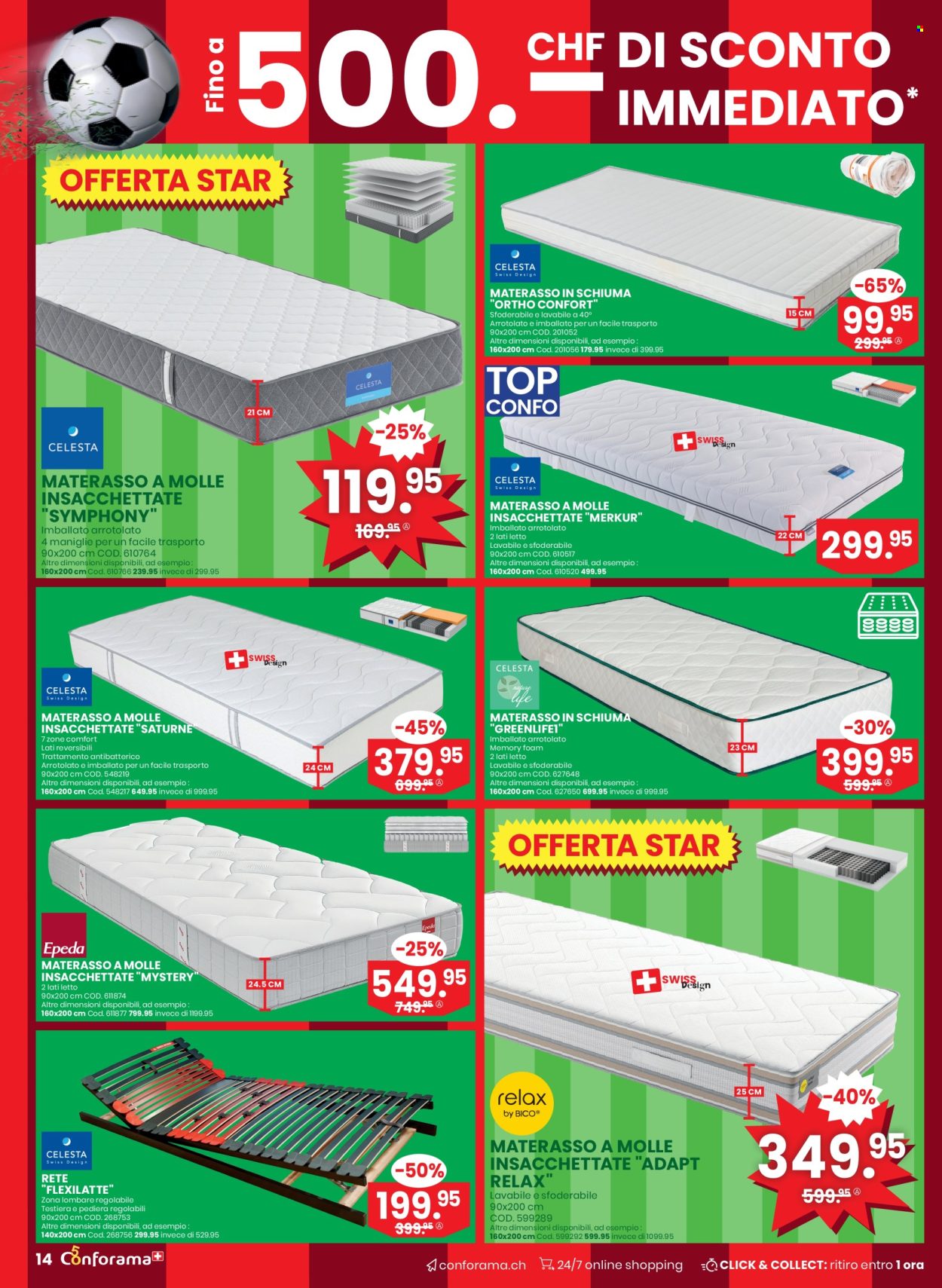 Volantino Conforama - 27.5.2026 - 9.6.2026. Pagina 14. Pagina 14