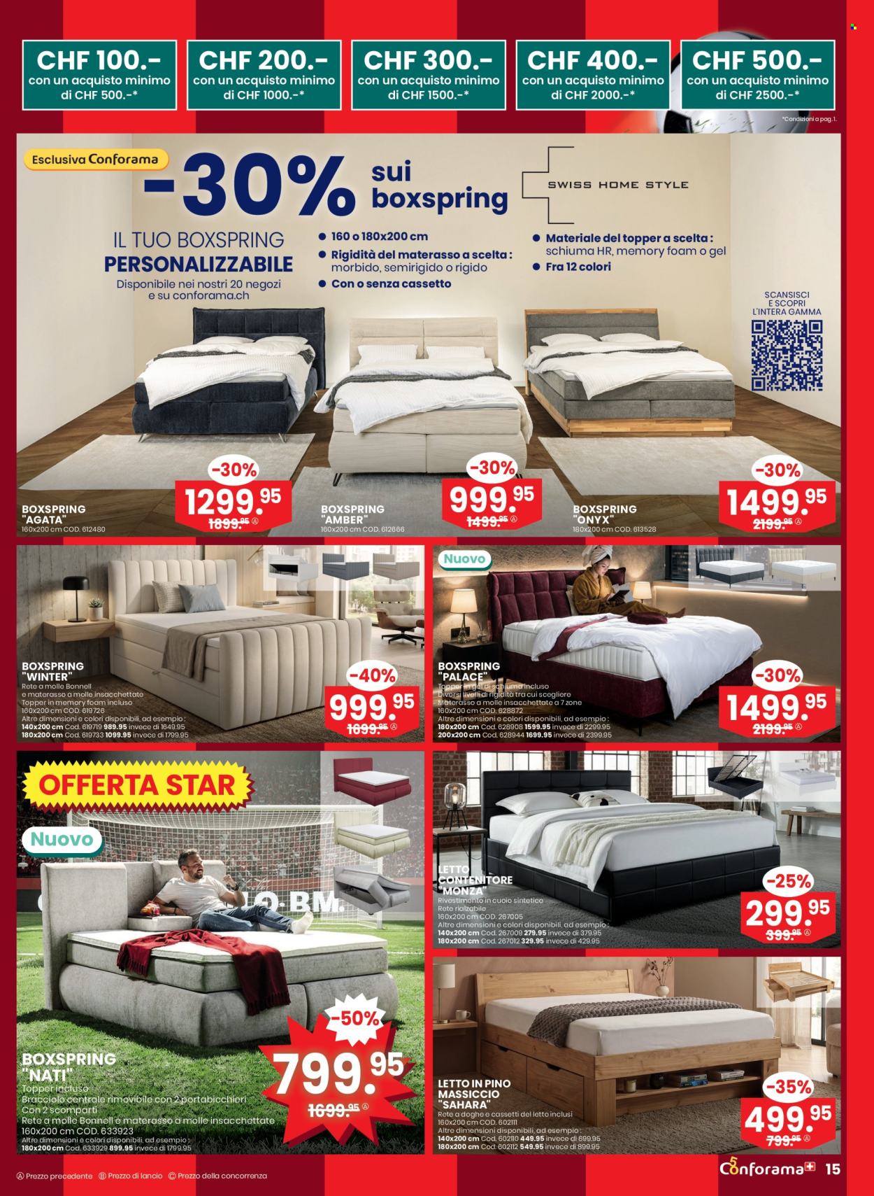 Volantino Conforama - 27.5.2026 - 9.6.2026. Pagina 15. Pagina 15