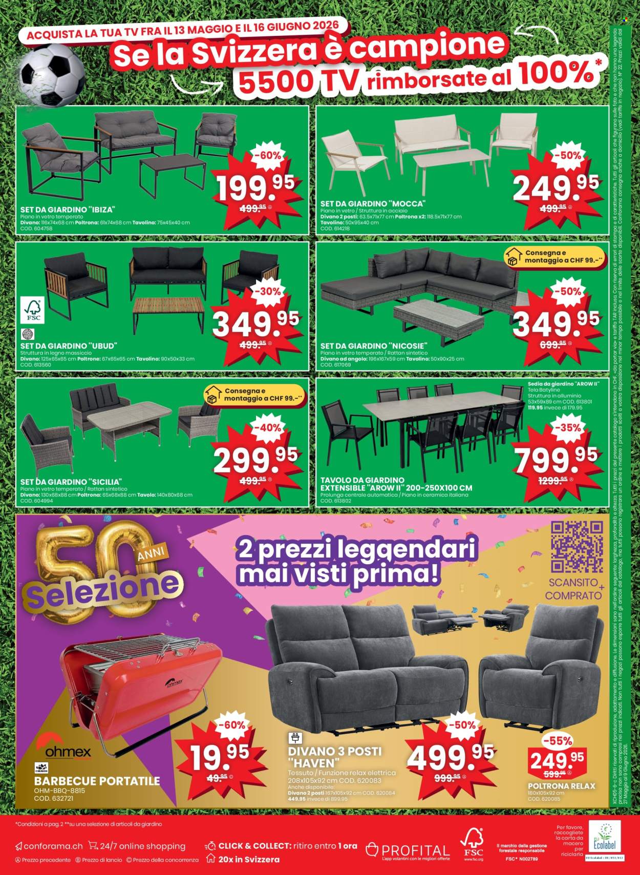 Volantino Conforama - 27.5.2026 - 9.6.2026. Pagina 24. Pagina 24