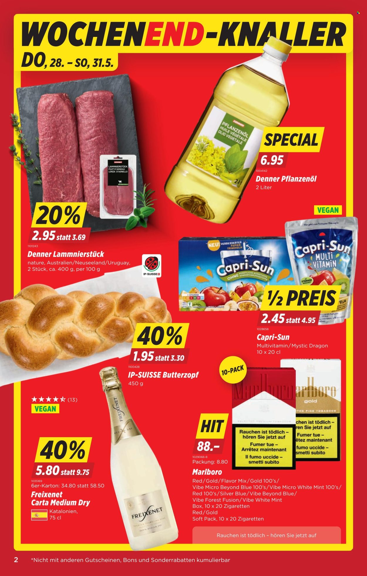 Volantino Denner - 28.5.2026 - 3.6.2026. Pagina 2. Pagina 2