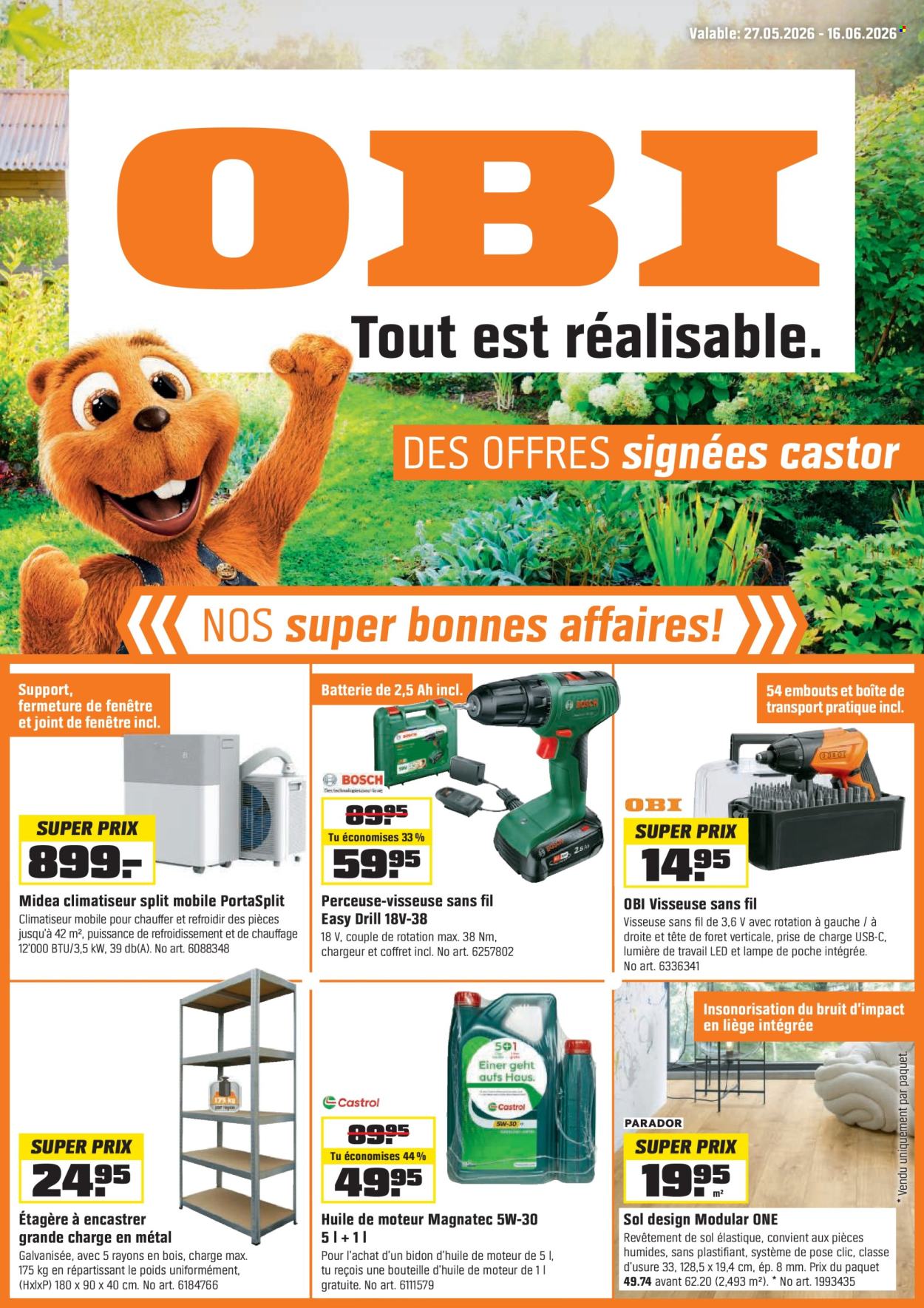 Volantino OBI - 27.5.2026 - 16.6.2026. Pagina 1. Pagina 1