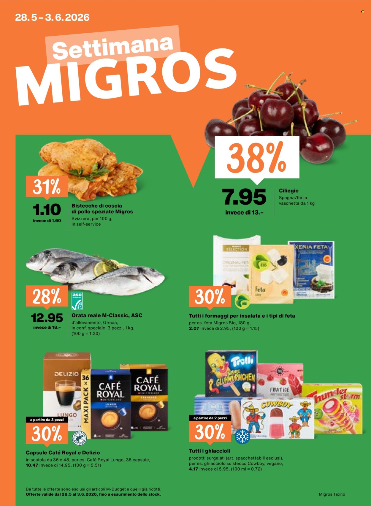 Volantino Migros - 28.5.2026 - 3.6.2026. Pagina 1. Pagina 1