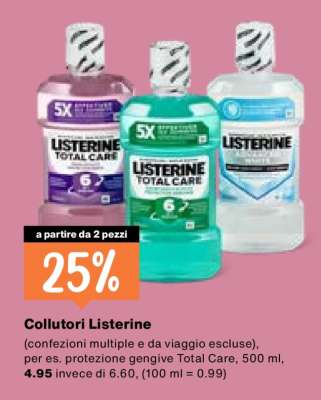 Collutori Listerine