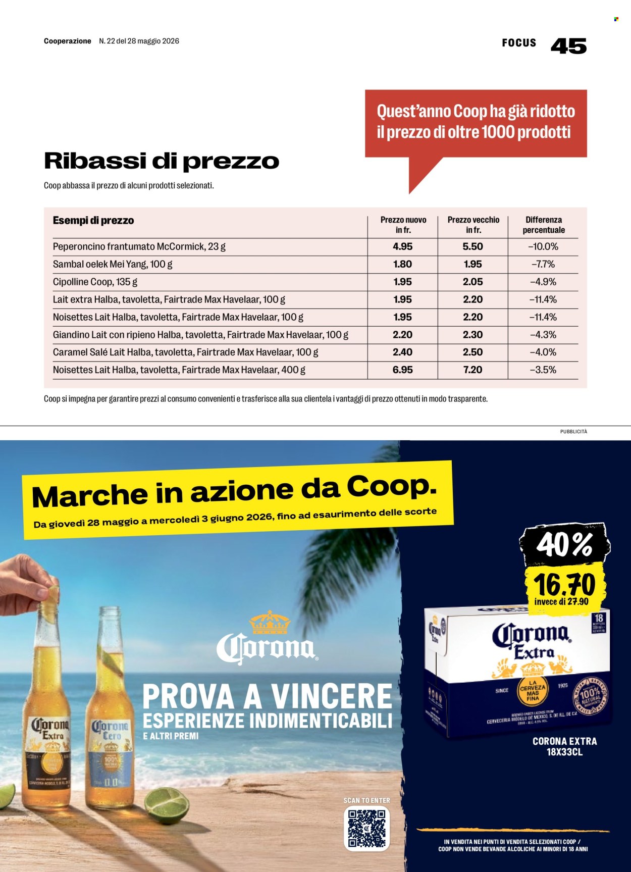 Volantino Coop - 28.5.2026 - 3.6.2026. Pagina 45. Pagina 45