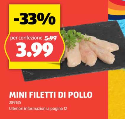 MINI FILETTI DI POLLO