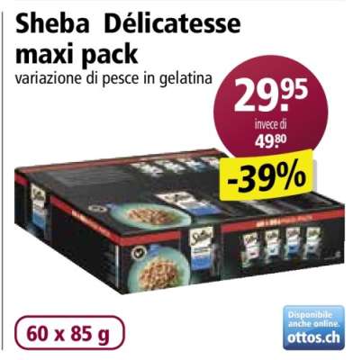 Sheba délicatesse maxi pack