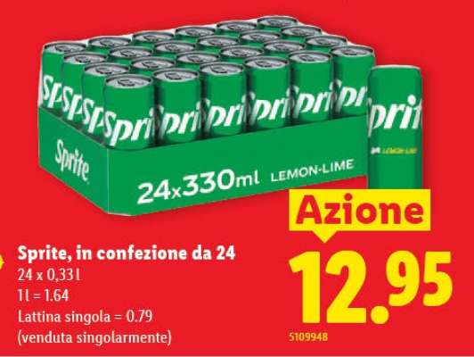Sprite in confezione da 24