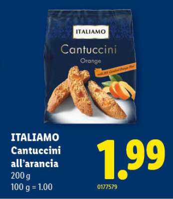 ITALIAMO Cantuccini all’arancia