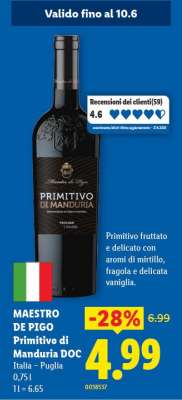 MAESTRO DE PIGO Primitivo di Manduria DOC