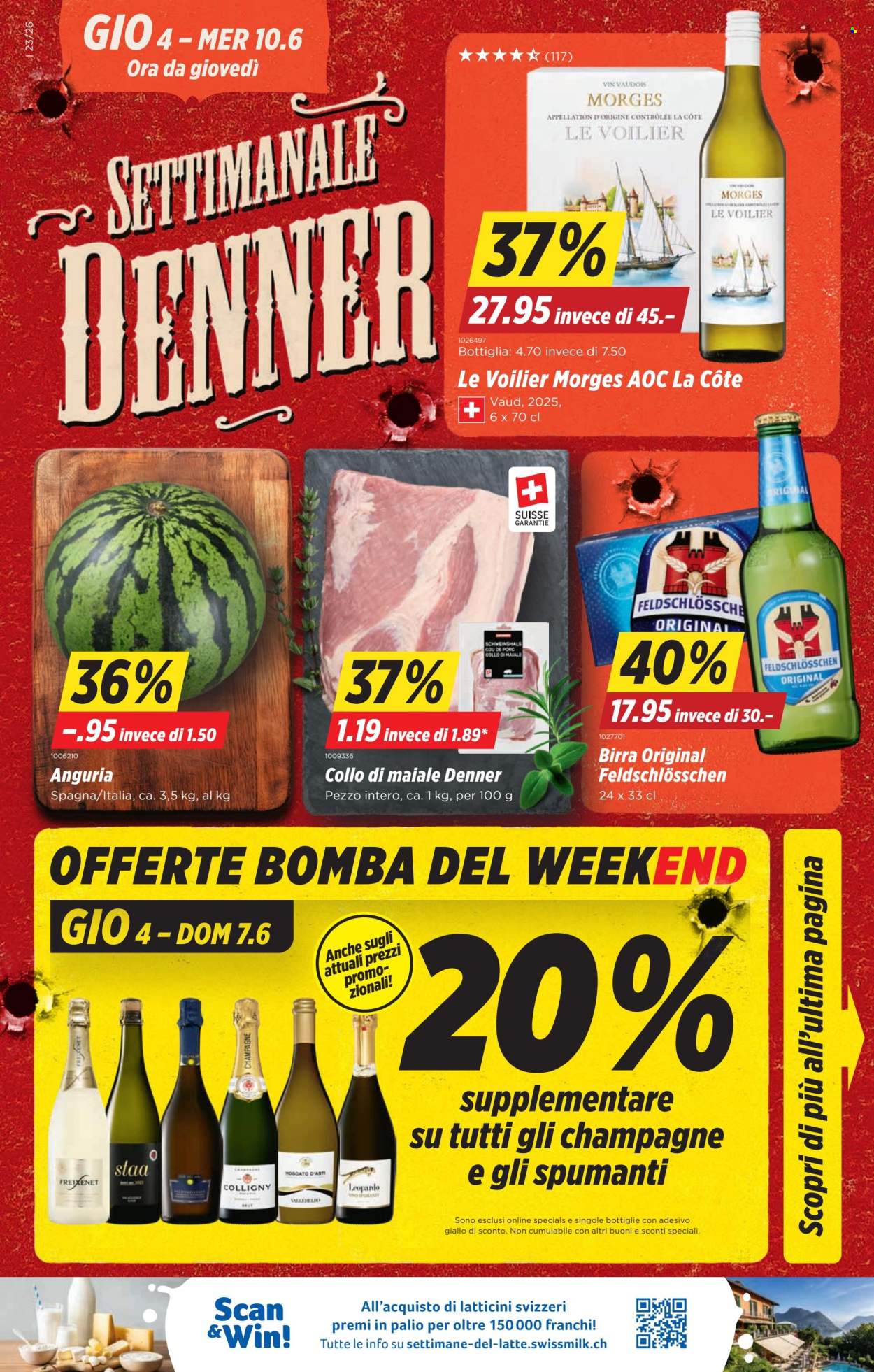 Volantino Denner - 4.6.2026 - 10.6.2026. Pagina 1. Pagina 1