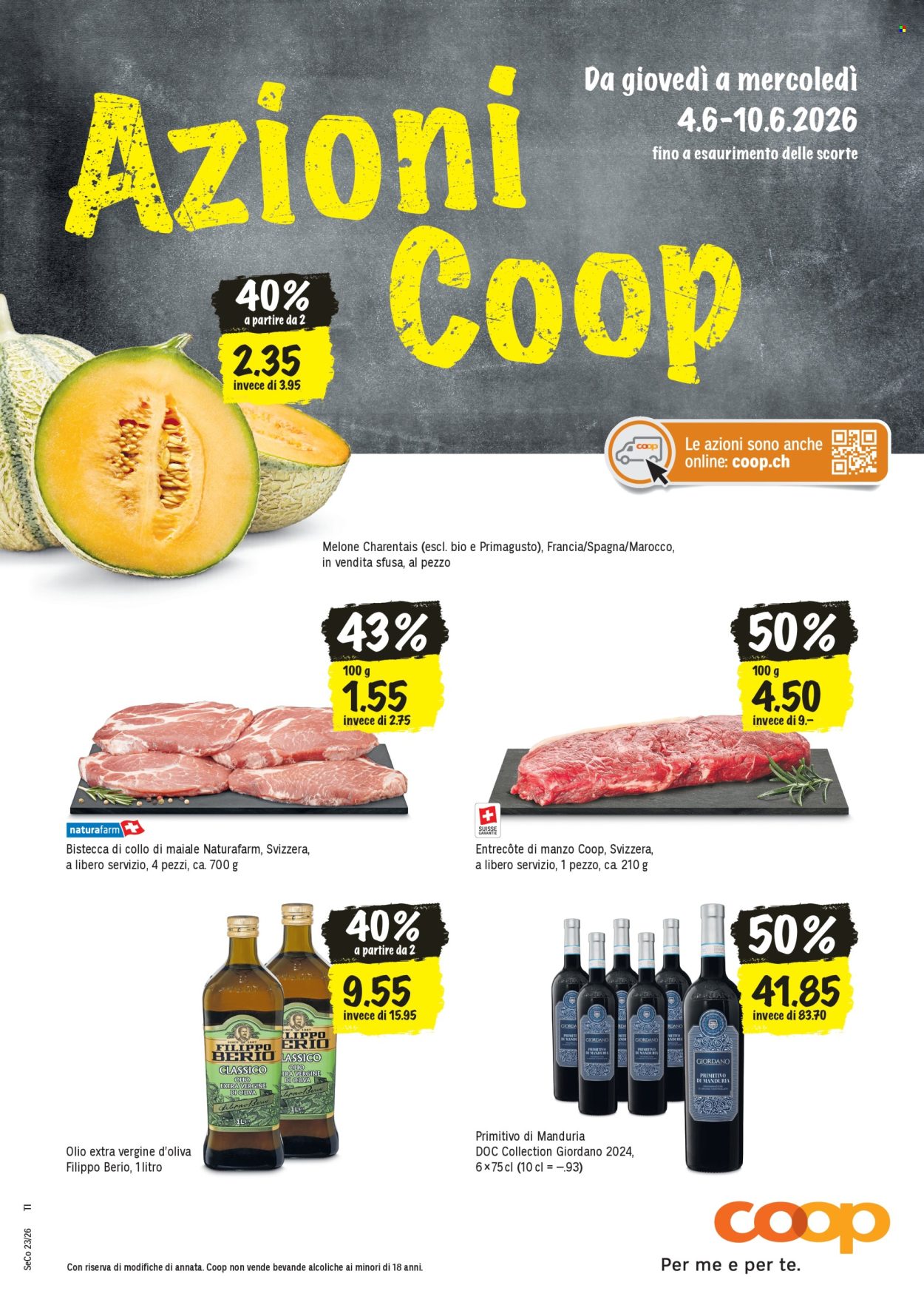Volantino Coop - 4.6.2026 - 10.6.2026. Pagina 1. Pagina 1