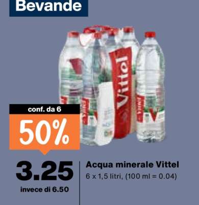 Acqua minerale Vittel