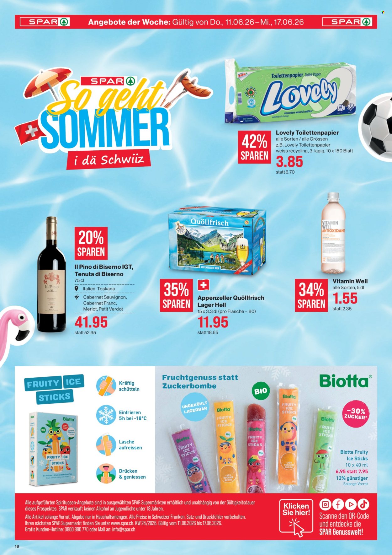 Volantino SPAR - 11.6.2026 - 17.6.2026. Pagina 18. Pagina 18