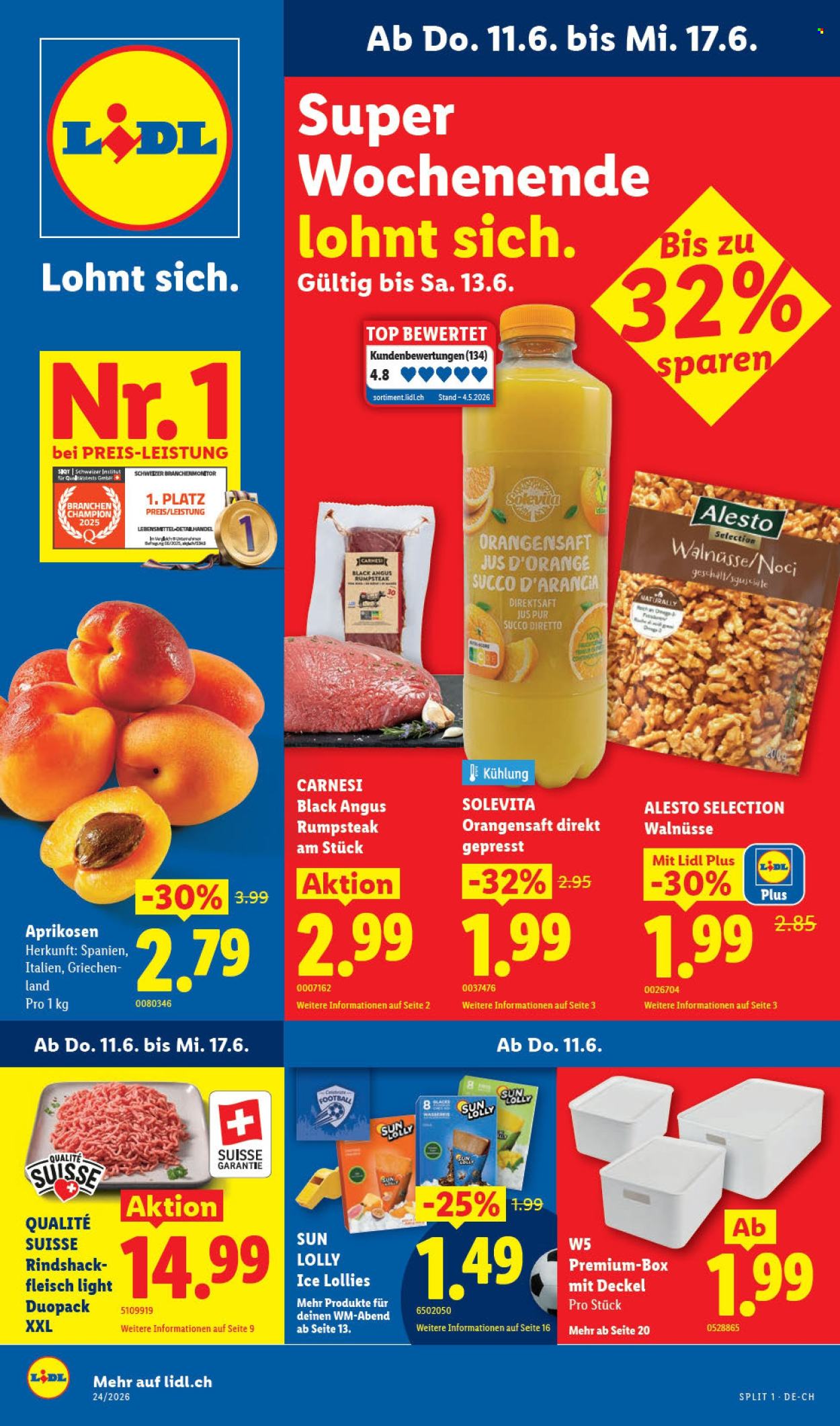 Volantino Lidl - 11.6.2026 - 17.6.2026. Pagina 1. Pagina 1