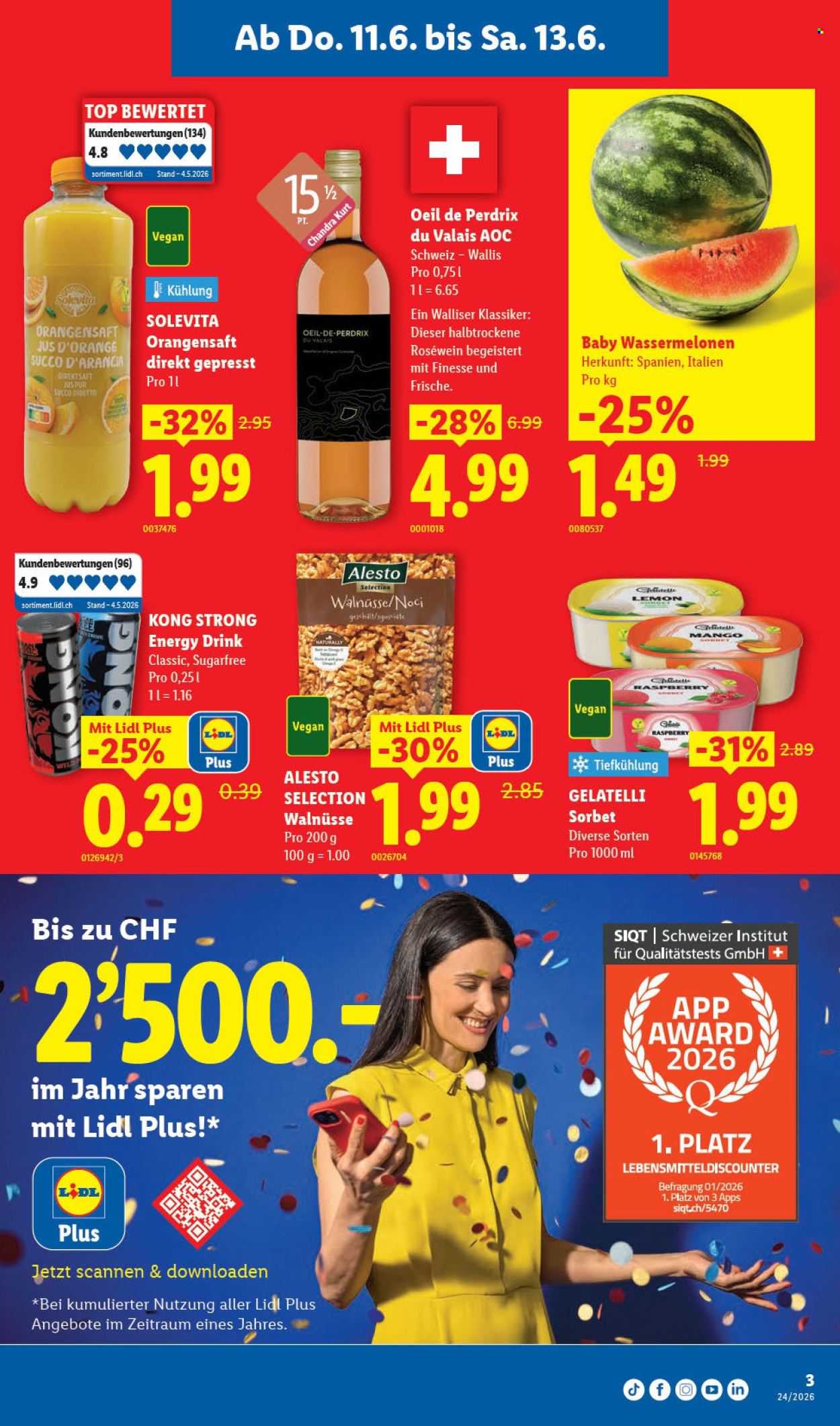 Volantino Lidl - 11.6.2026 - 17.6.2026. Pagina 3. Pagina 3