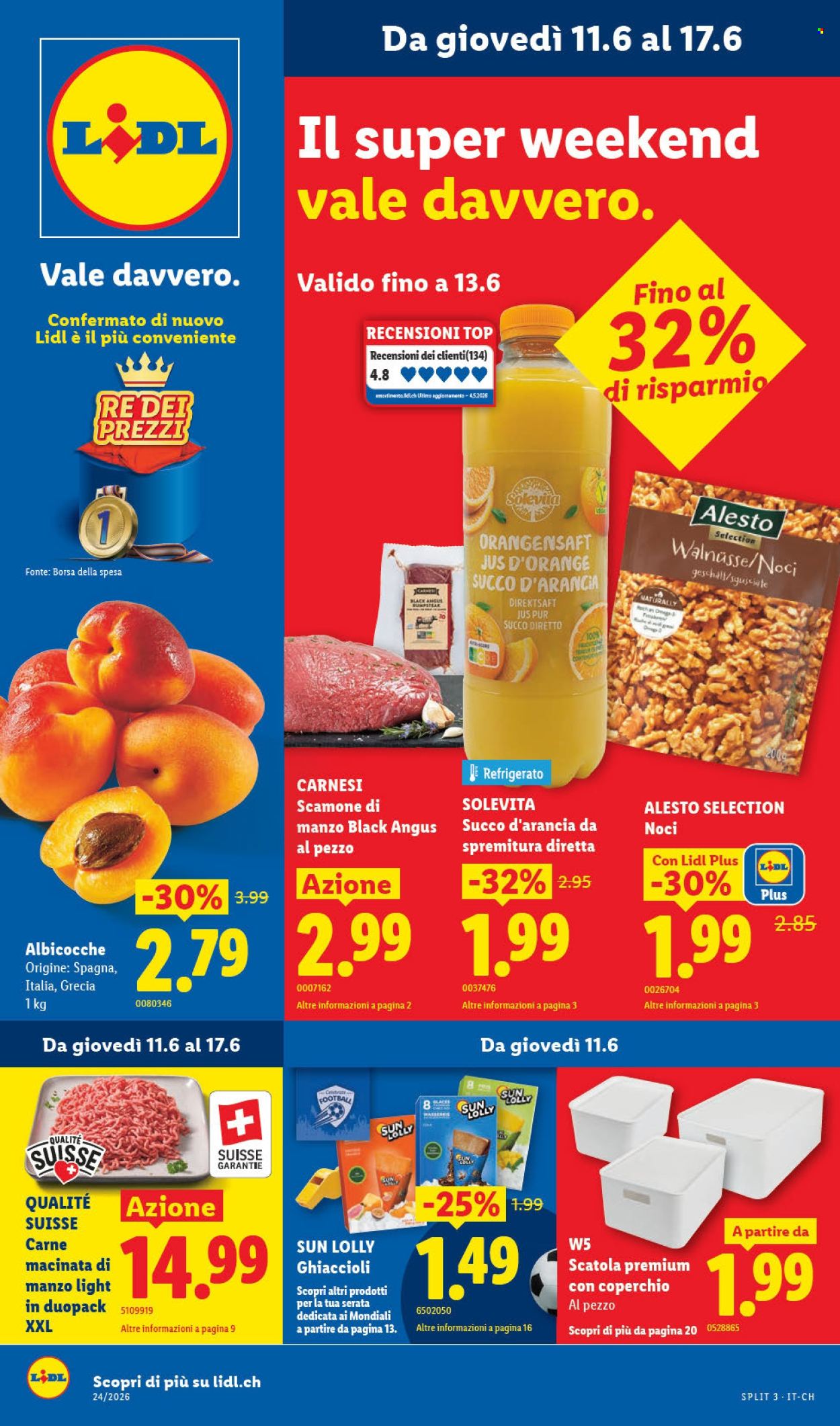 Volantino Lidl - 11.6.2026 - 17.6.2026. Pagina 1. Pagina 1