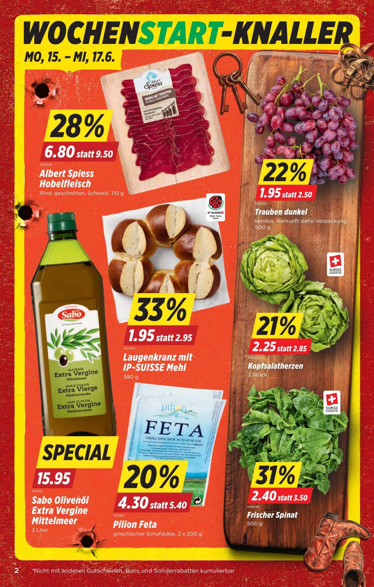 Volantino Denner - 11.6.2026 - 17.6.2026. Pagina 2. Pagina 2