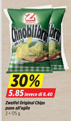 Zweifel Original Chips pane all’aglio