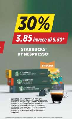 STARBUCKS BY NESPRESSO
