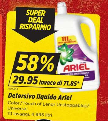 Detersivo liquido Ariel