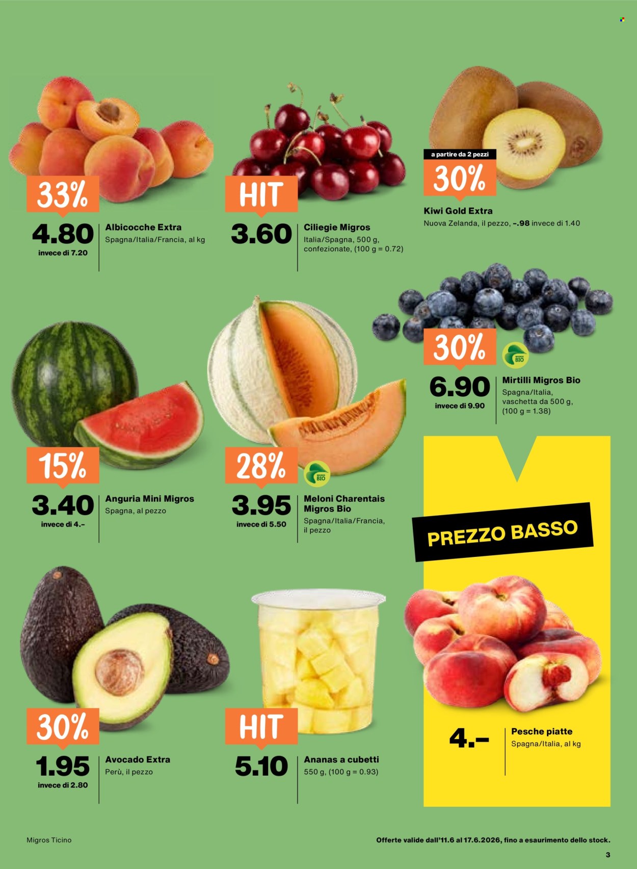 Volantino Migros - 11.6.2026 - 17.6.2026. Pagina 3. Pagina 3