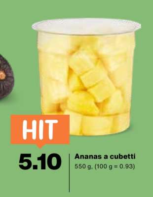 Ananas a cubetti