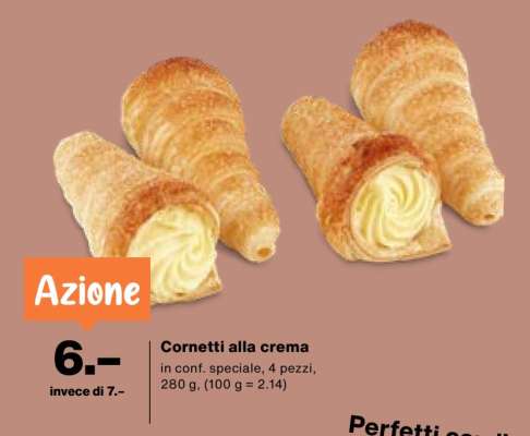 Cornetti alla crema