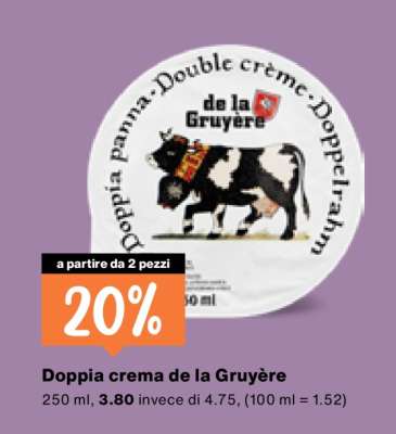 Doppia crema de la Gruyère