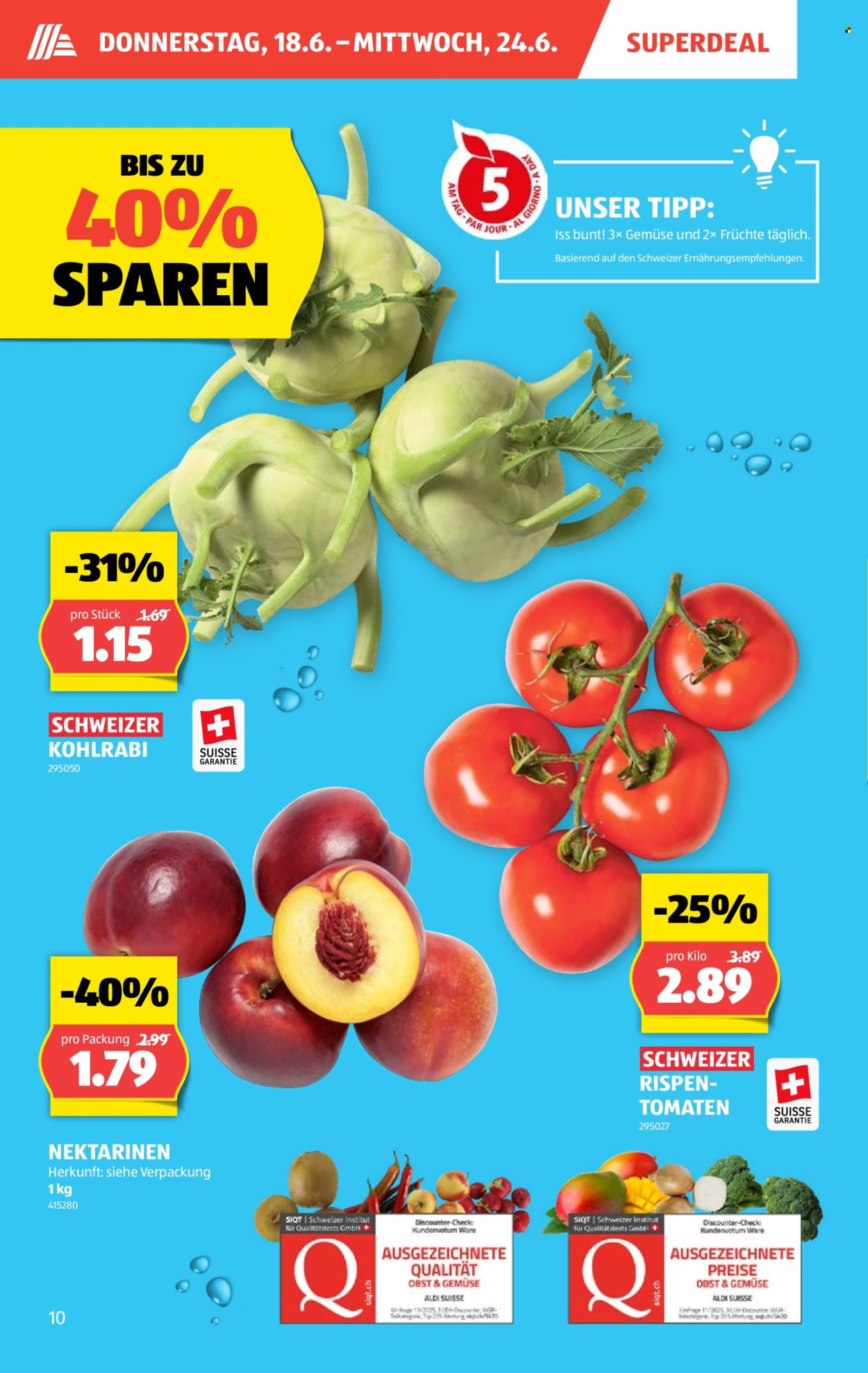 Volantino Aldi - 18.6.2026 - 24.6.2026. Pagina 10. Pagina 10