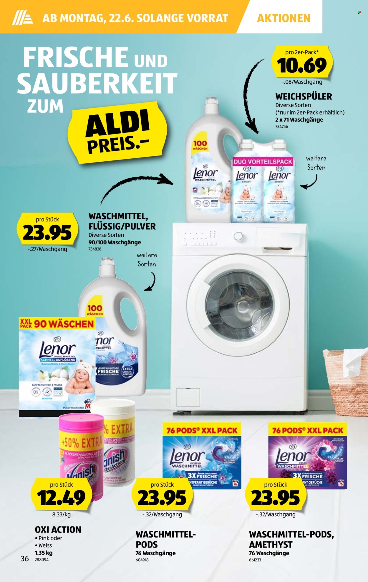 Volantino Aldi - 18.6.2026 - 24.6.2026. Pagina 36. Pagina 36