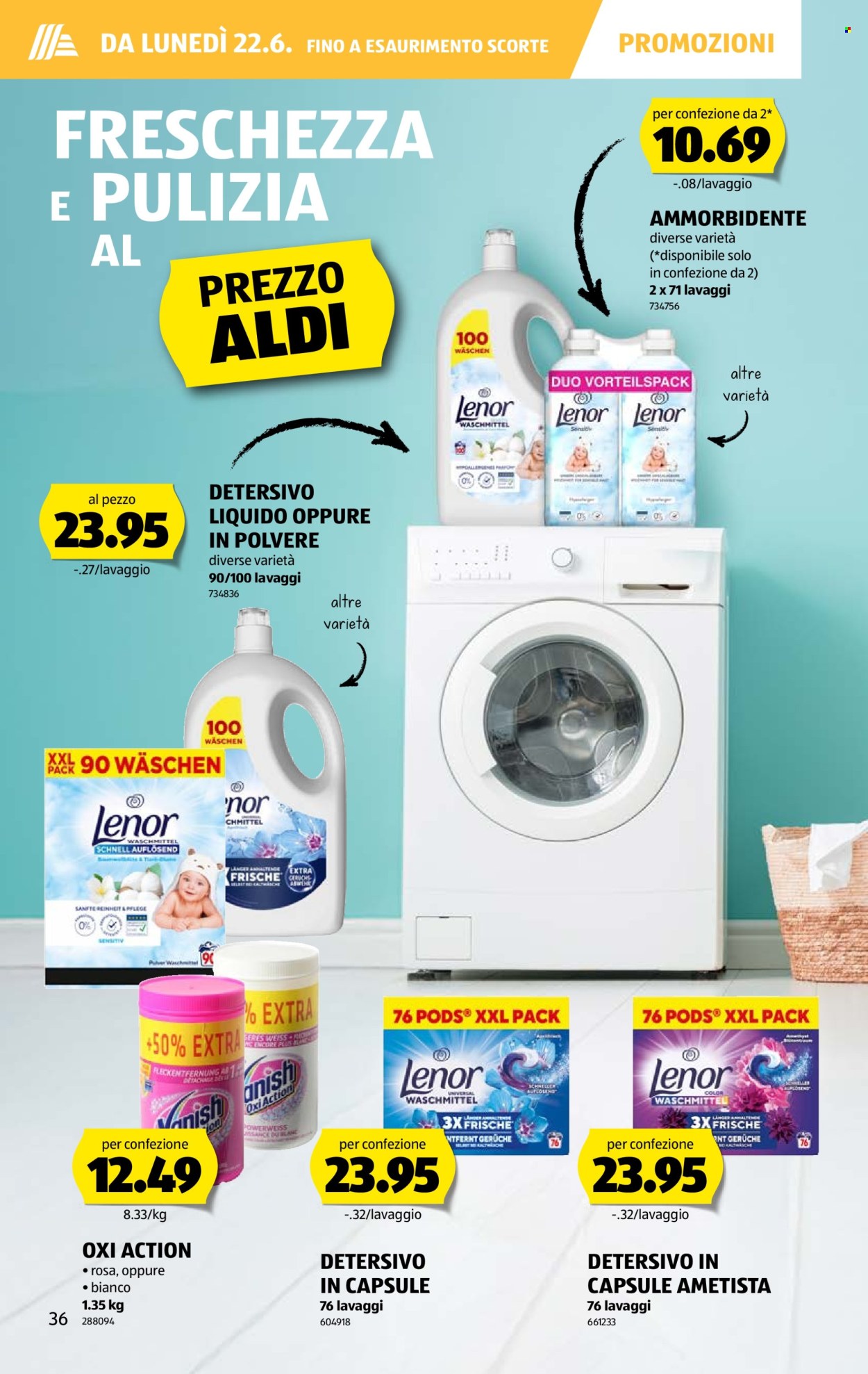 Volantino Aldi - 18.6.2026 - 24.6.2026. Pagina 36. Pagina 36