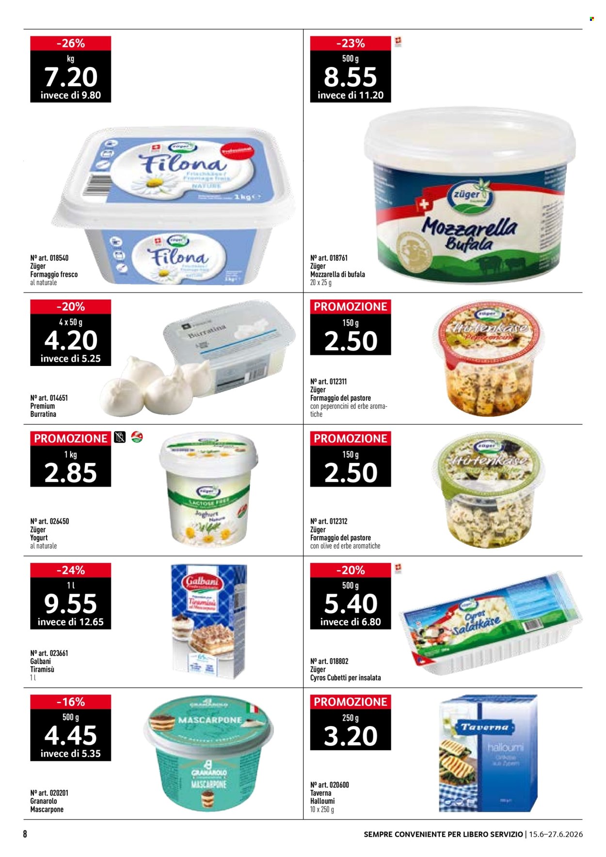 Volantino Prodega - 15.6.2026 - 27.6.2026. Pagina 8. Pagina 8