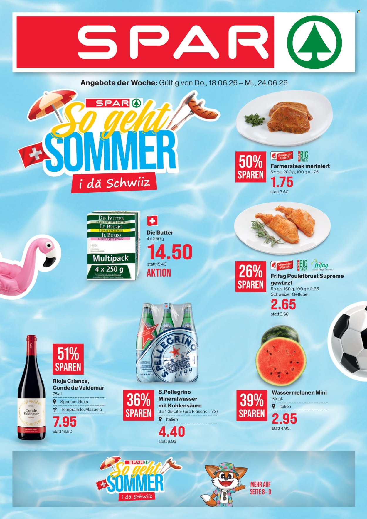 Volantino SPAR - 18.6.2026 - 24.6.2026. Pagina 1. Pagina 1