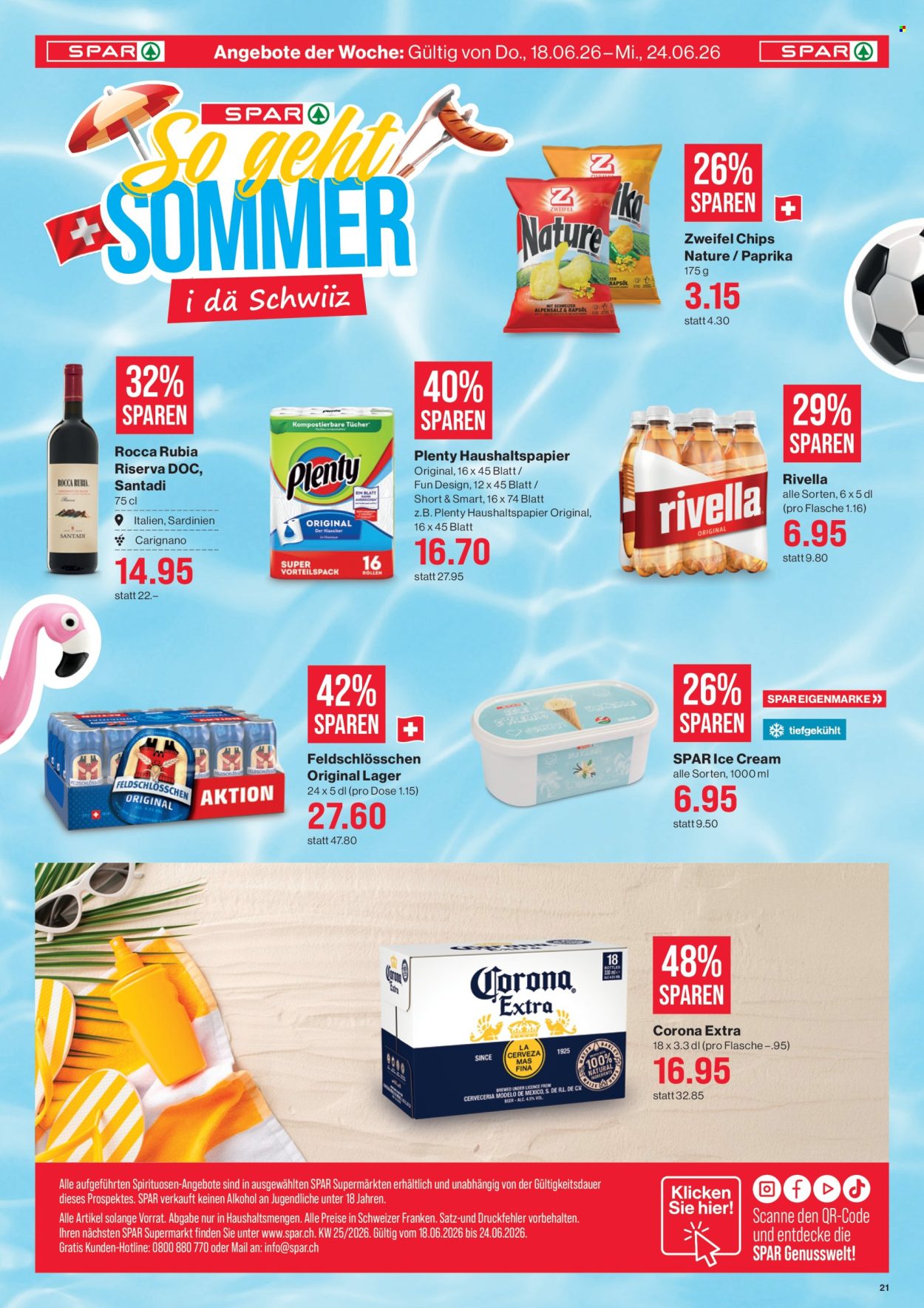 Volantino SPAR - 18.6.2026 - 24.6.2026. Pagina 21. Pagina 21