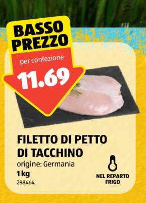 Filetto di petto di tacchino
