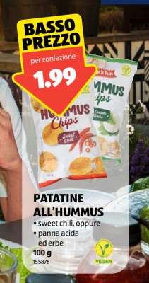 PATATINE ALL'HUMMUS