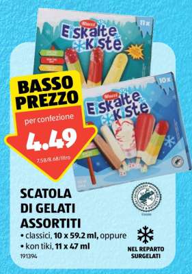 SCATOLA DI GELATI ASSORTITI