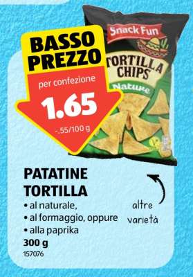 PATATINE TORTILLA