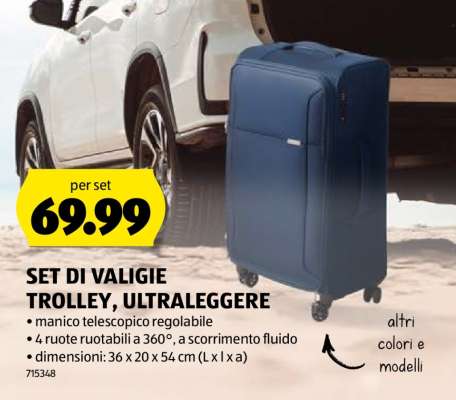 SET DI VALIGIE