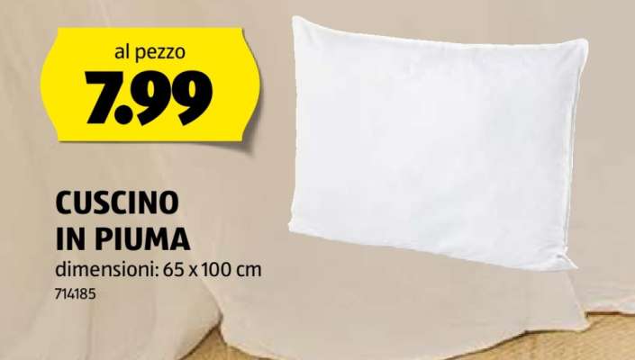 CUSCINO IN PIUMA