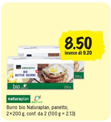 Burro bio Naturaplan
