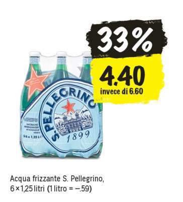 Acqua frizzante S. Pellegrino