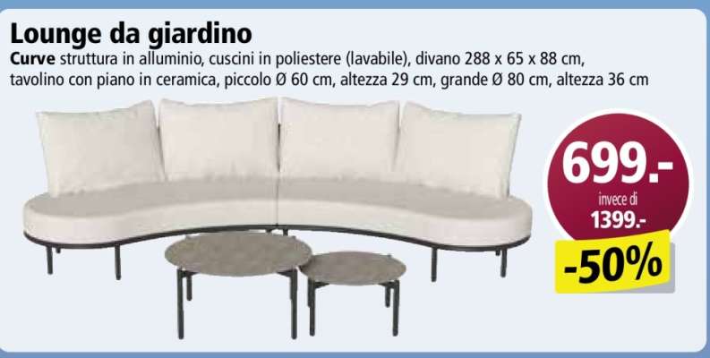 Lounge da giardino